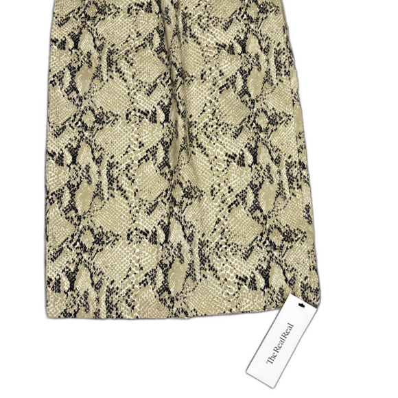 NWT Capulet Lola Bustier Denim Dress Python Snakeskin Print Mob Wife Size Small - Picture 4 of 8